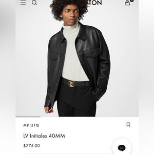 Original Louis Vuitton Reversible Belt M9151Q